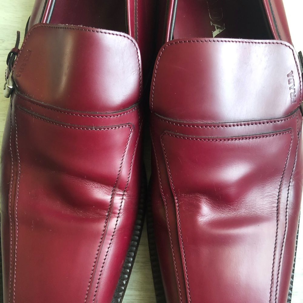PRADA AUTHENT MEN DRESS SHOES 8.5 EU, FITS US 10,5 - Picture 2 of 7